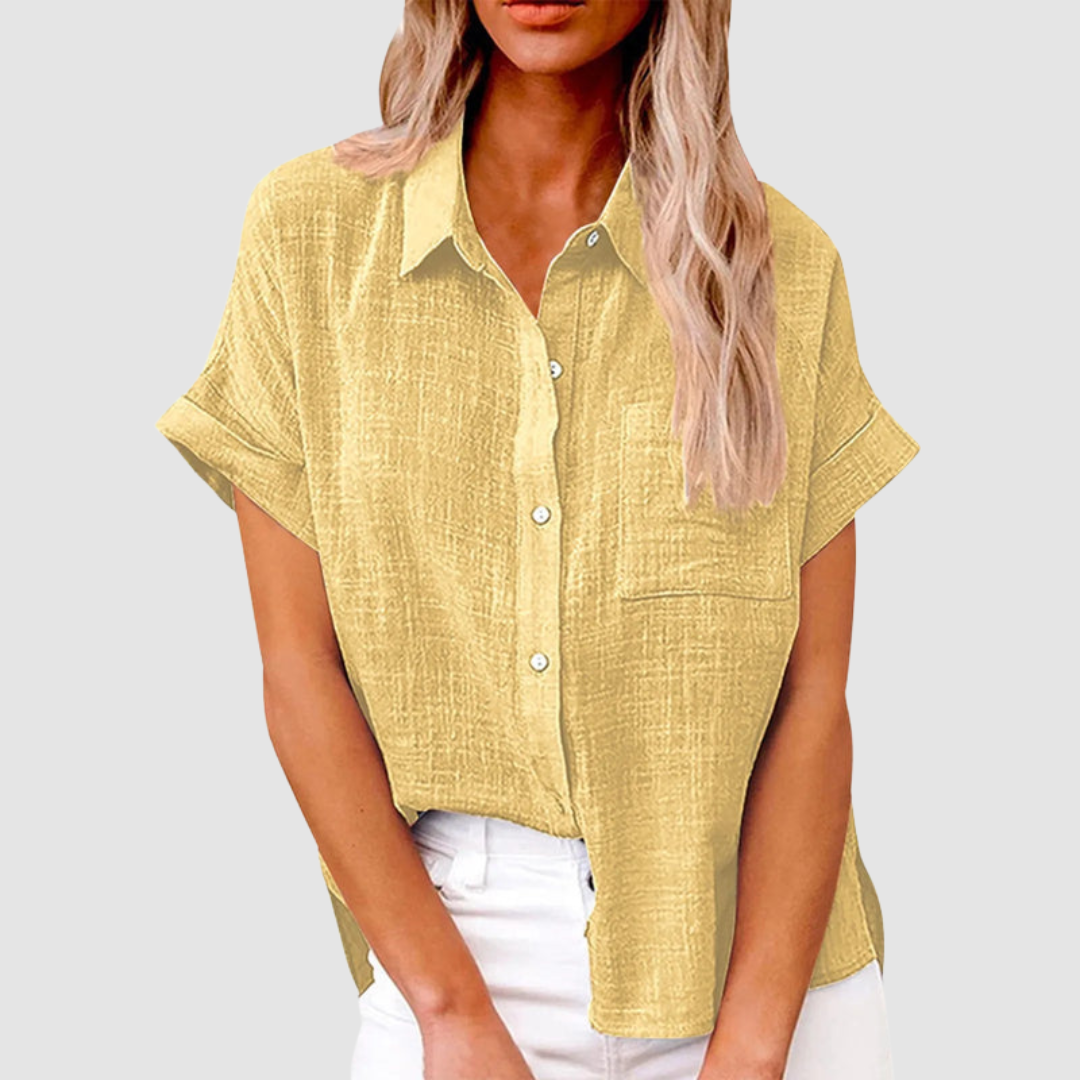 Carol | Women's Elegant Casual Blouse-The Yellow Prime