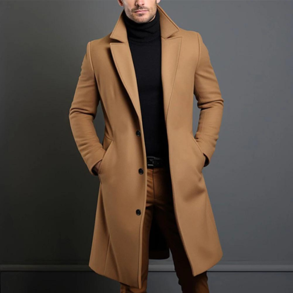 Men's Classic Coat – Stylish Warmth for Cold Weather