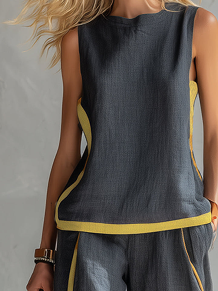 Shania | Women's Casual-Chic Two-Piece Outfit-The Yellow Prime