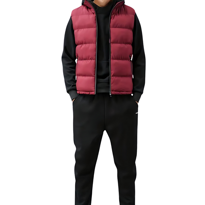 Men's Winter Puffer Vest for Layering and Warmth