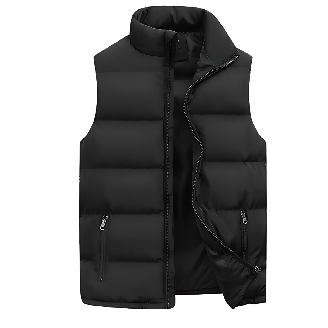 Men's Winter Puffer Vest for Layering and Warmth