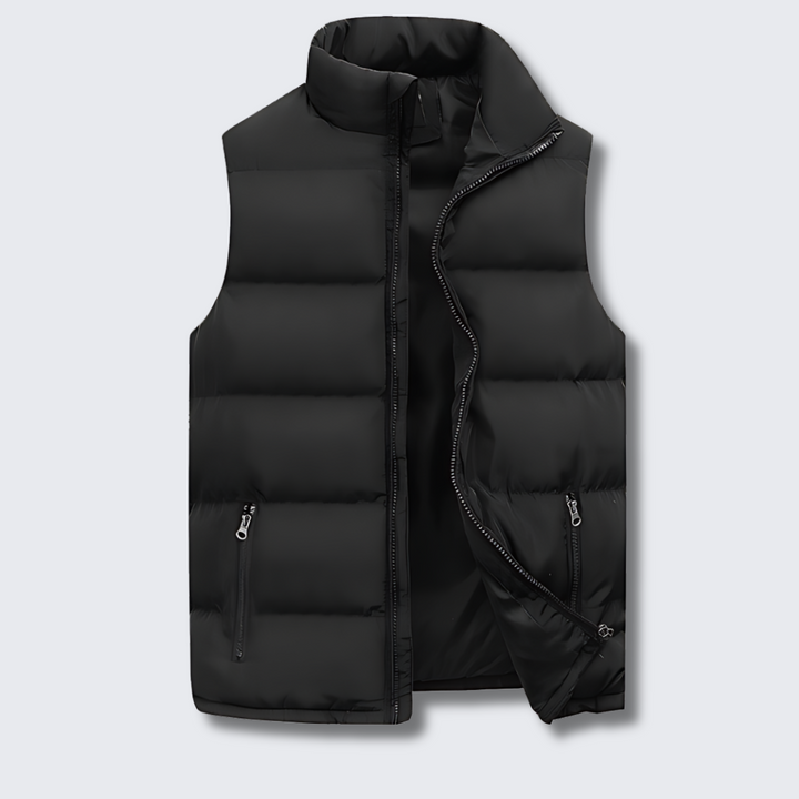 Men's Winter Puffer Vest for Layering and Warmth