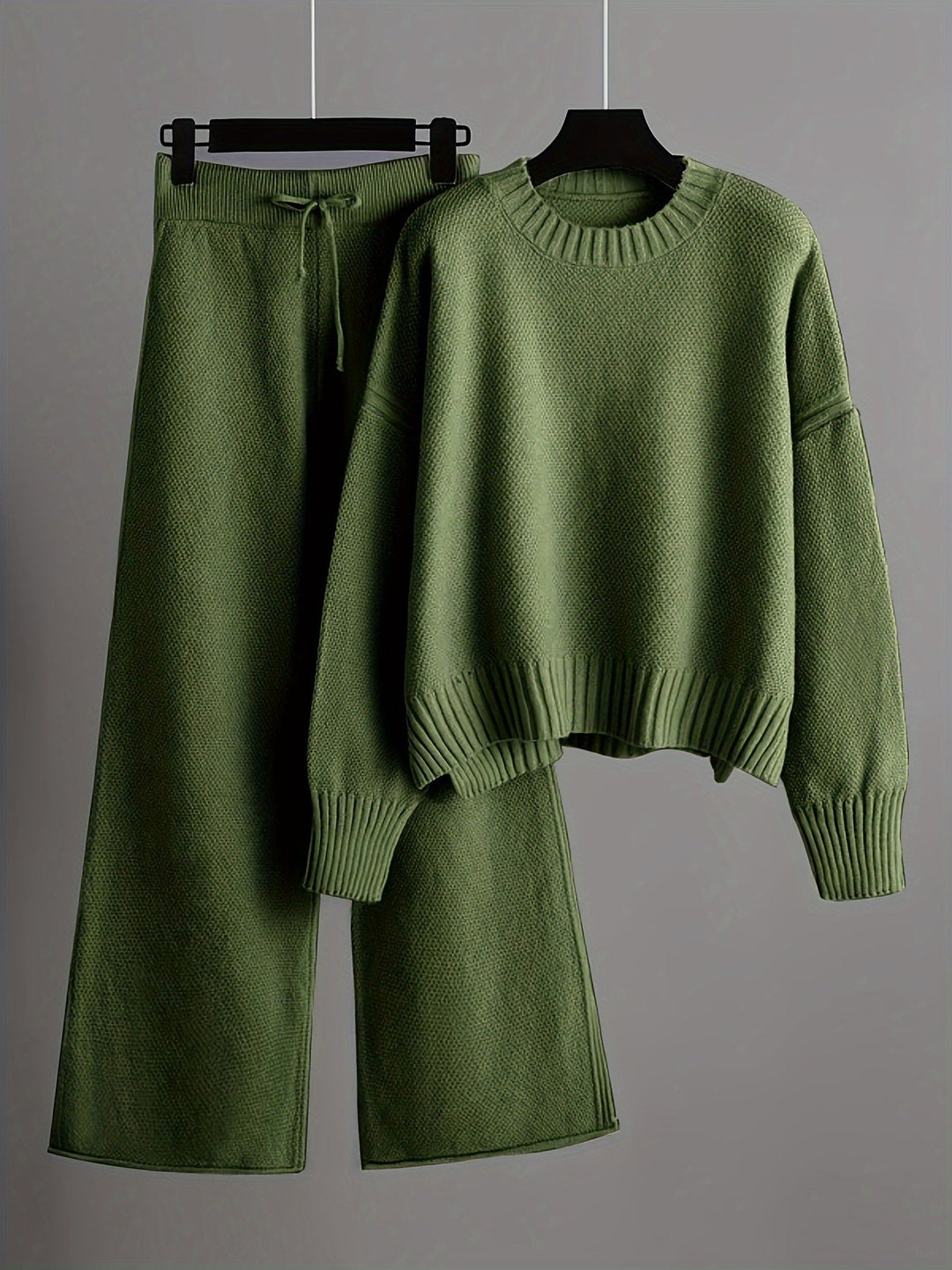 Emily | Women's Cozy Knit Loungewear Set-The Yellow Prime