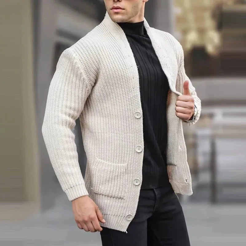 Men's Modern Urban Utility Knit Cardigan