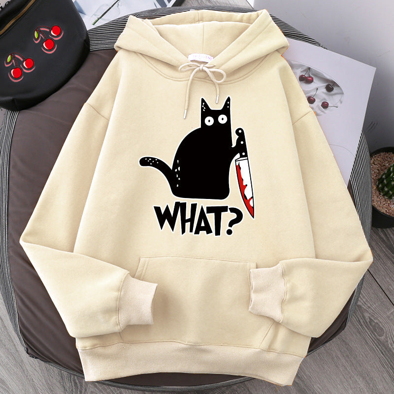 Men's Oversized Graphic Hoodie - Casual Wool Lined Pullover-The Yellow Prime
