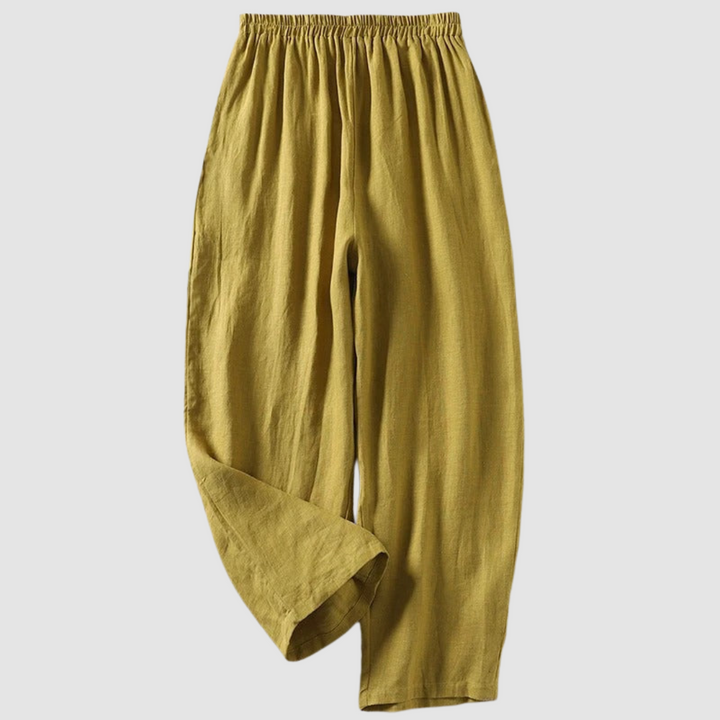 Sienna | Women's Linen Pants-The Yellow Prime