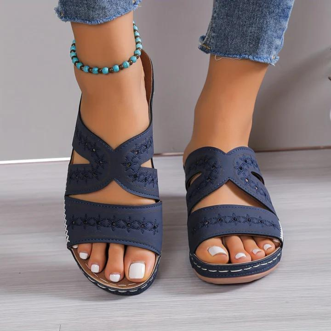 Margaret | Women's Comfortable Orthopedic Summer Sandals-The Yellow Prime