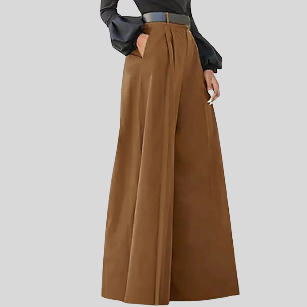 Women's Wide Trousers – Effortless Style with Modern Fit-The Yellow Prime