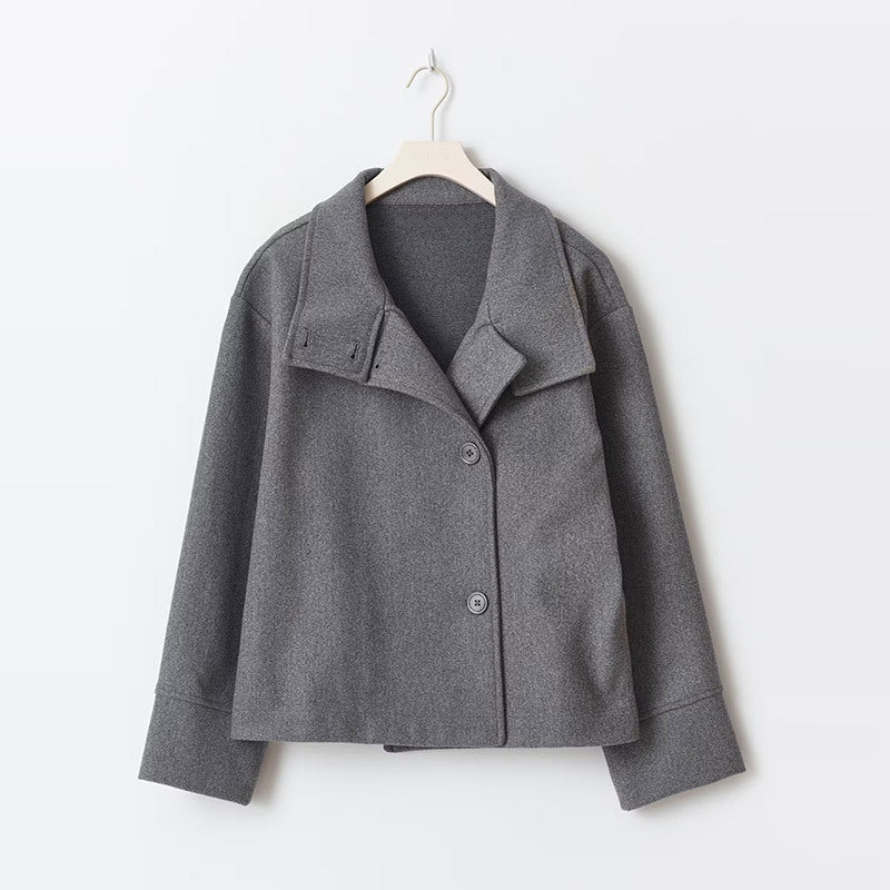 Women's Double Breasted Short Coat for Stylish Winter Wear