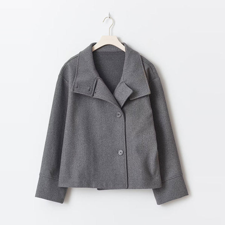 Women's Double Breasted Short Coat for Stylish Winter Wear