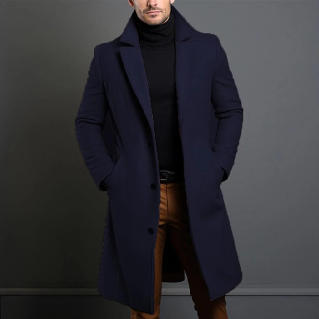 Men's Classic Coat – Stylish Warmth for Cold Weather