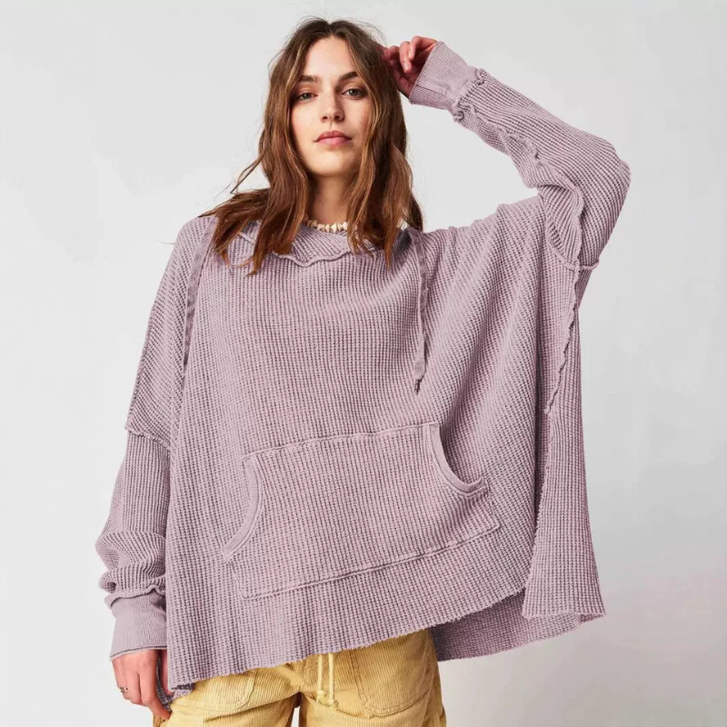 Women's Distressed Sweater - Unapologetic Style-The Yellow Prime