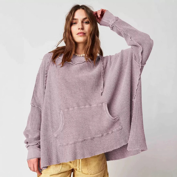Women's Distressed Sweater - Unapologetic Style-The Yellow Prime