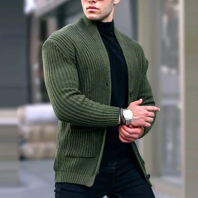 Men's Modern Urban Utility Knit Cardigan