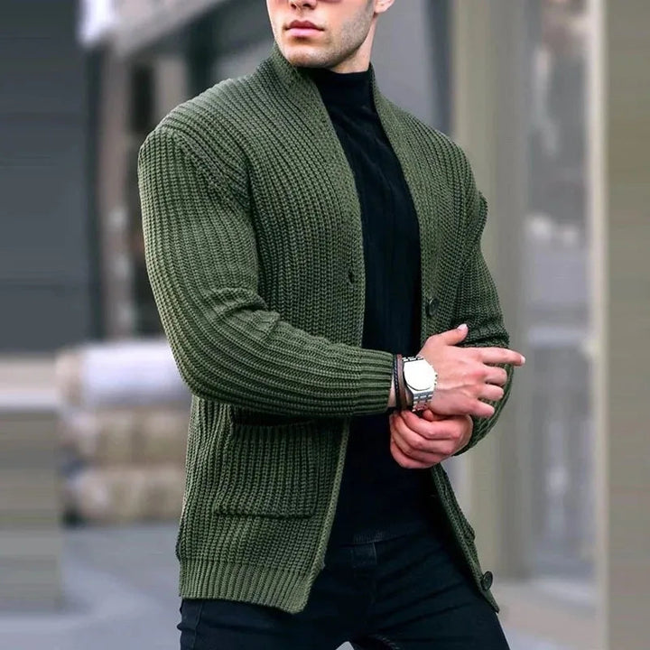 Men's Modern Urban Utility Knit Cardigan