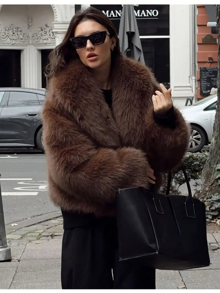 Jules | Women's Deluxe Fur Jacket-The Yellow Prime