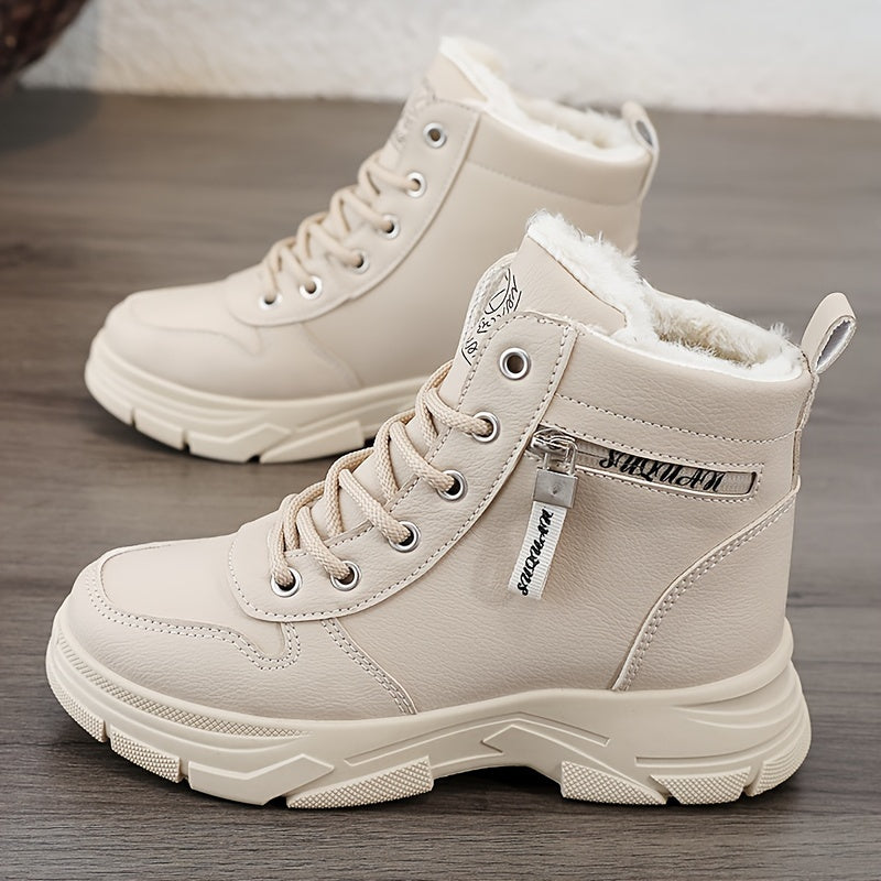 Women's Festive Casual Winter Sneakers - Perfect for Cold Weather-The Yellow Prime