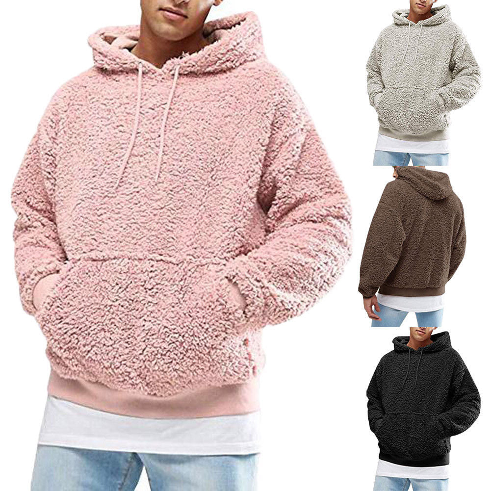 Men's Warm Cozy Sleeveless Hoodie – Oversized Fleece for Winter-The Yellow Prime