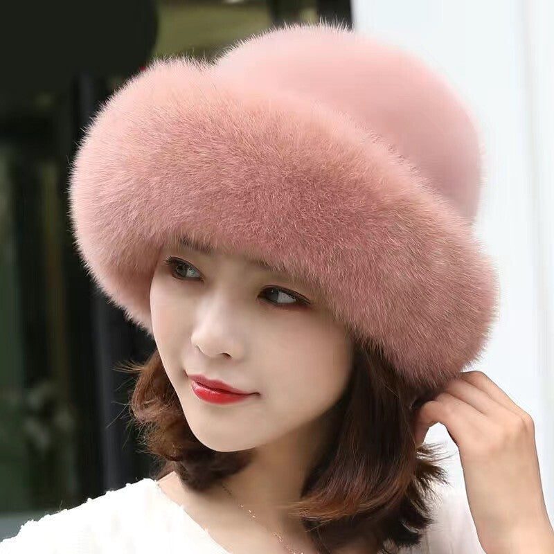 Women's Winter Hat in Heidi-Style Design-The Yellow Prime
