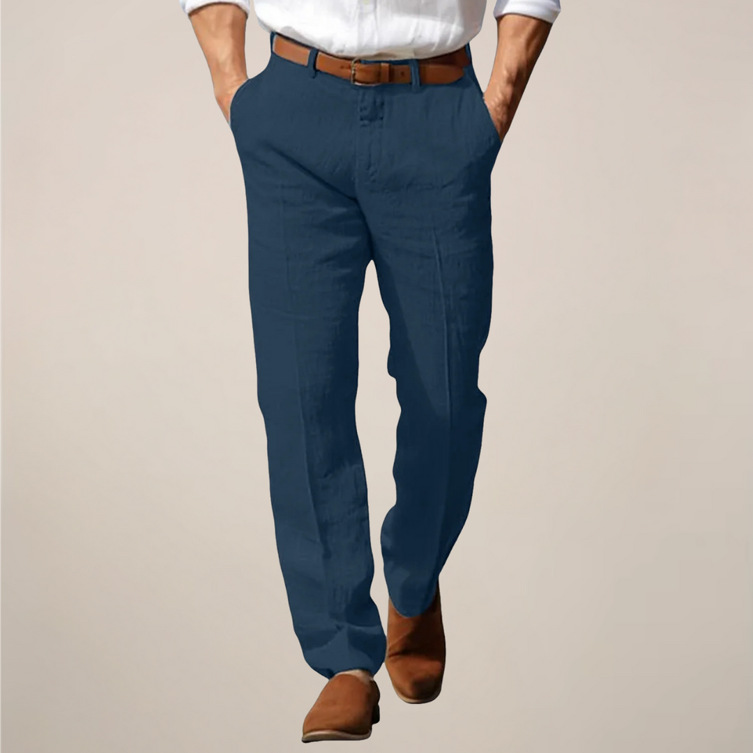 Charles | Men's Straight-Leg Casual Trousers