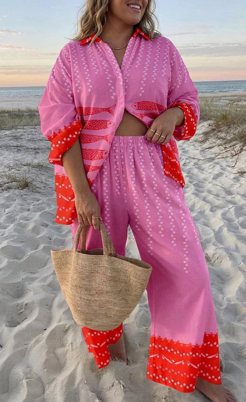 Conjunto de lino para mujer