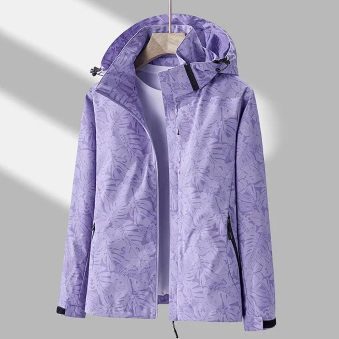 Lily | Women's Elegant Spring Hooded Windbreaker Jacket