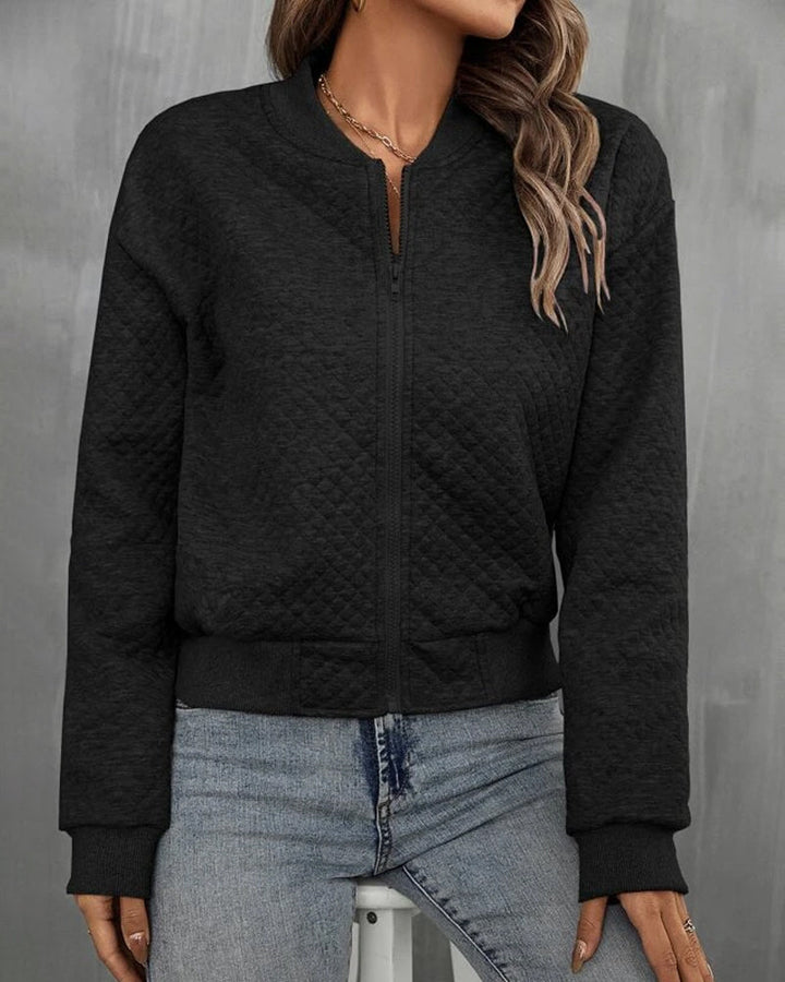 Women's Classic Bomber Jacket for Stylish Everyday Wear