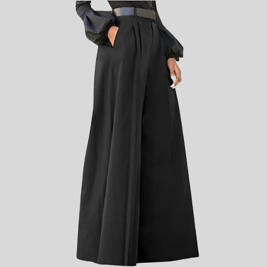 Women's Wide Trousers – Effortless Style with Modern Fit-The Yellow Prime