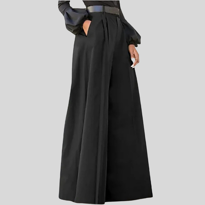 Women's Wide Trousers – Effortless Style with Modern Fit-The Yellow Prime