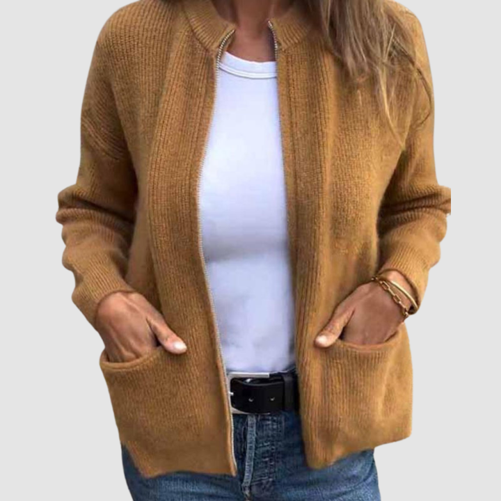 Jenise | Women's Elegant Cozy Cardigan-The Yellow Prime