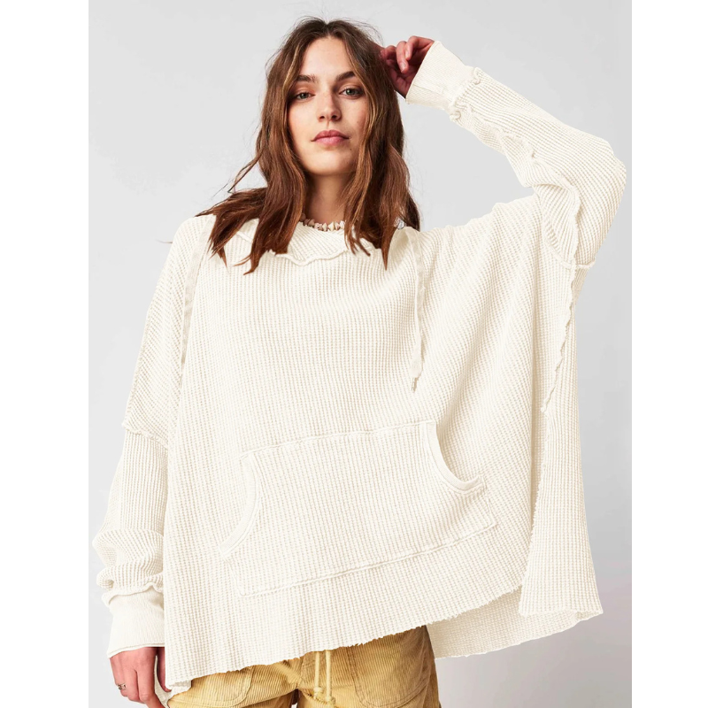 Women's Distressed Sweater - Unapologetic Style-The Yellow Prime