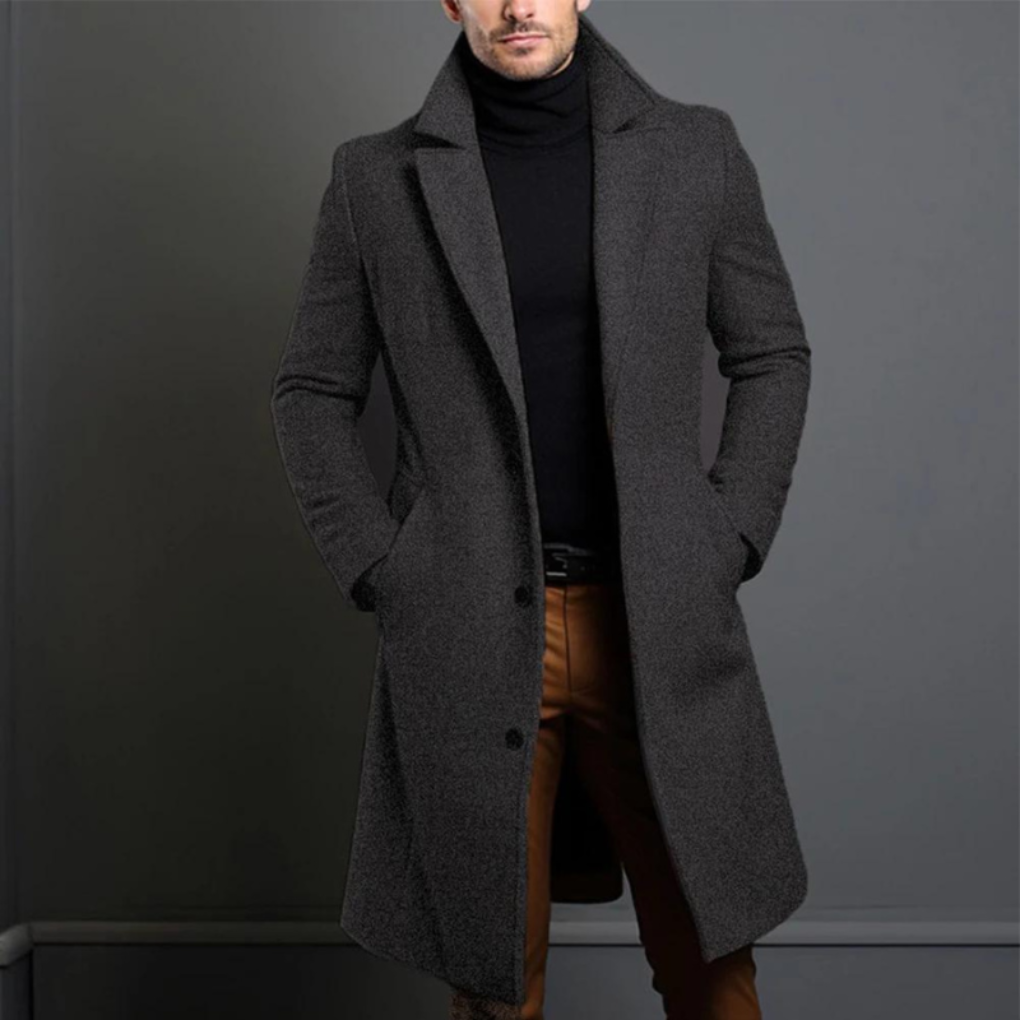 Men's Classic Coat – Stylish Warmth for Cold Weather
