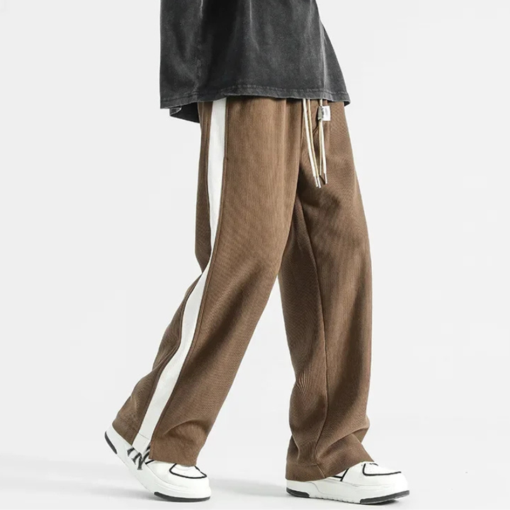 Men's Stripe Corduroy Joggers-The Yellow Prime