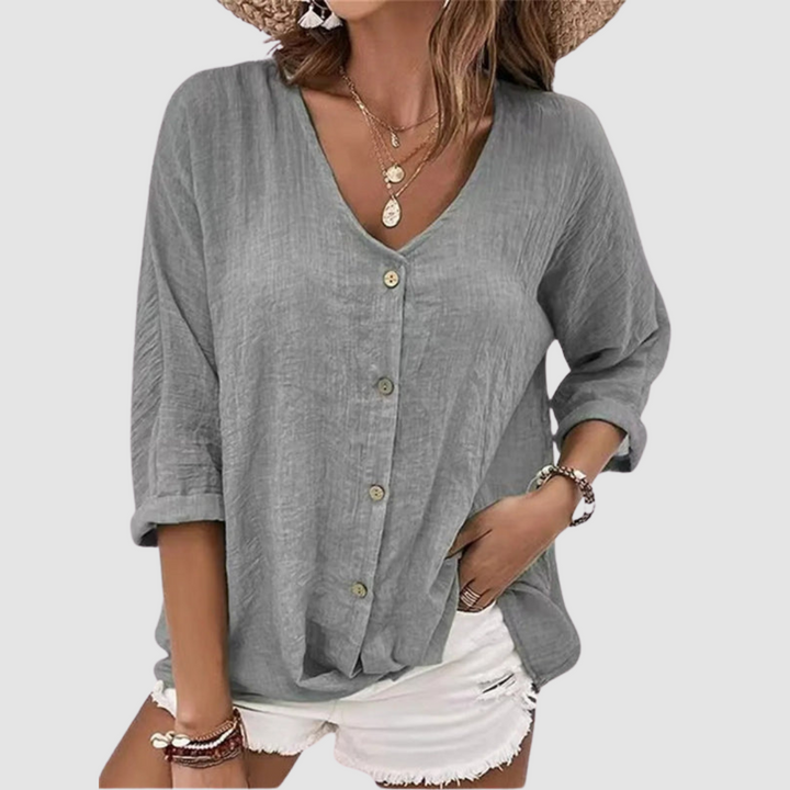Monica | Women's Elegant Breathable Blouse-The Yellow Prime