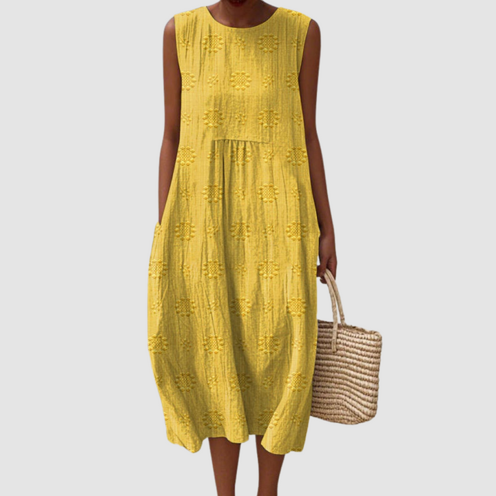 Allison | Women's Breathable Summer Dress-The Yellow Prime