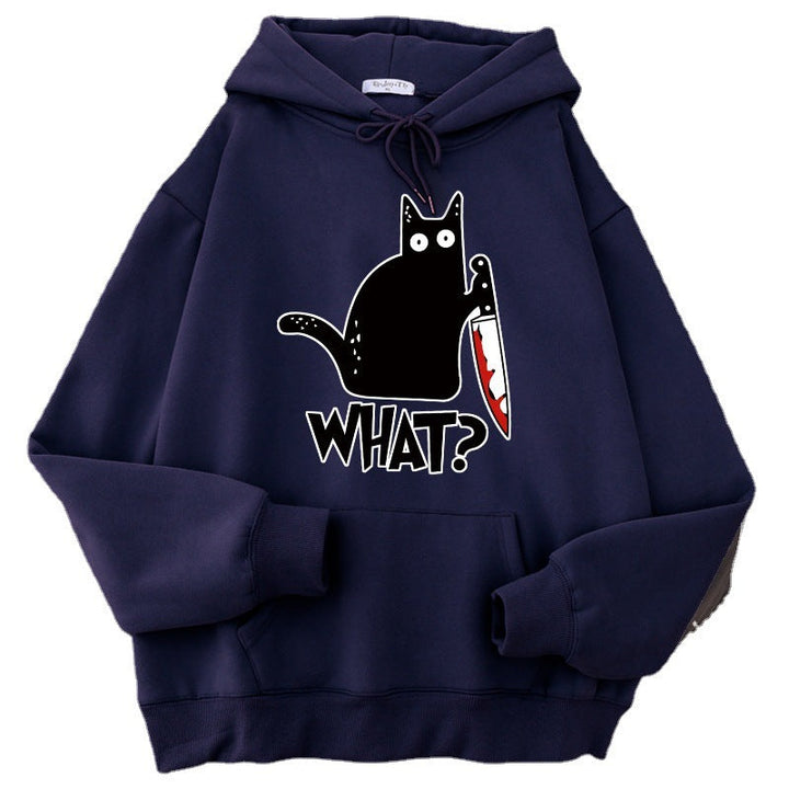 Men's Oversized Graphic Hoodie - Casual Wool Lined Pullover-The Yellow Prime