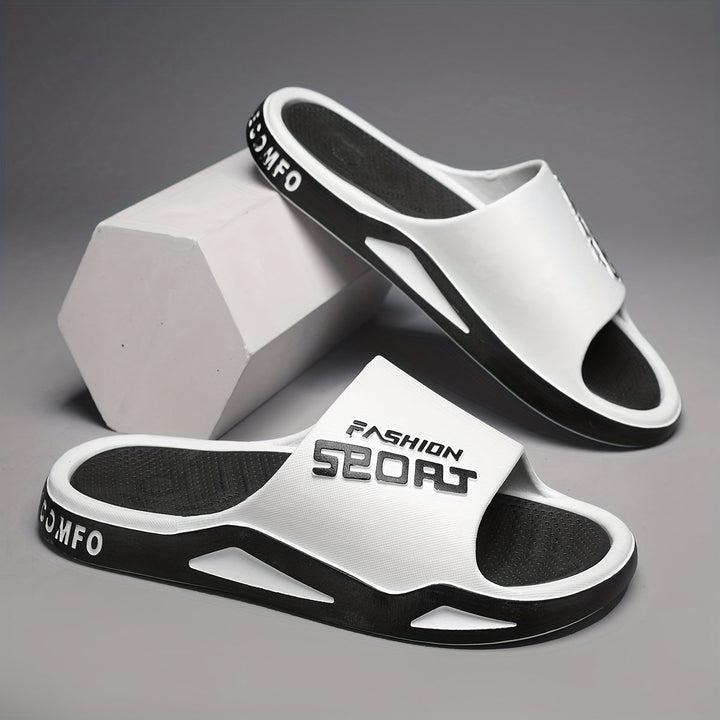 Men's Comfortable Anti-Slip Sports Slippers for Active Lifestyle-The Yellow Prime
