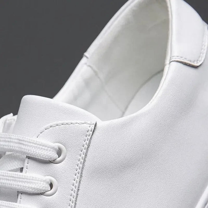 David | Men's Leather Sneakers-The Yellow Prime