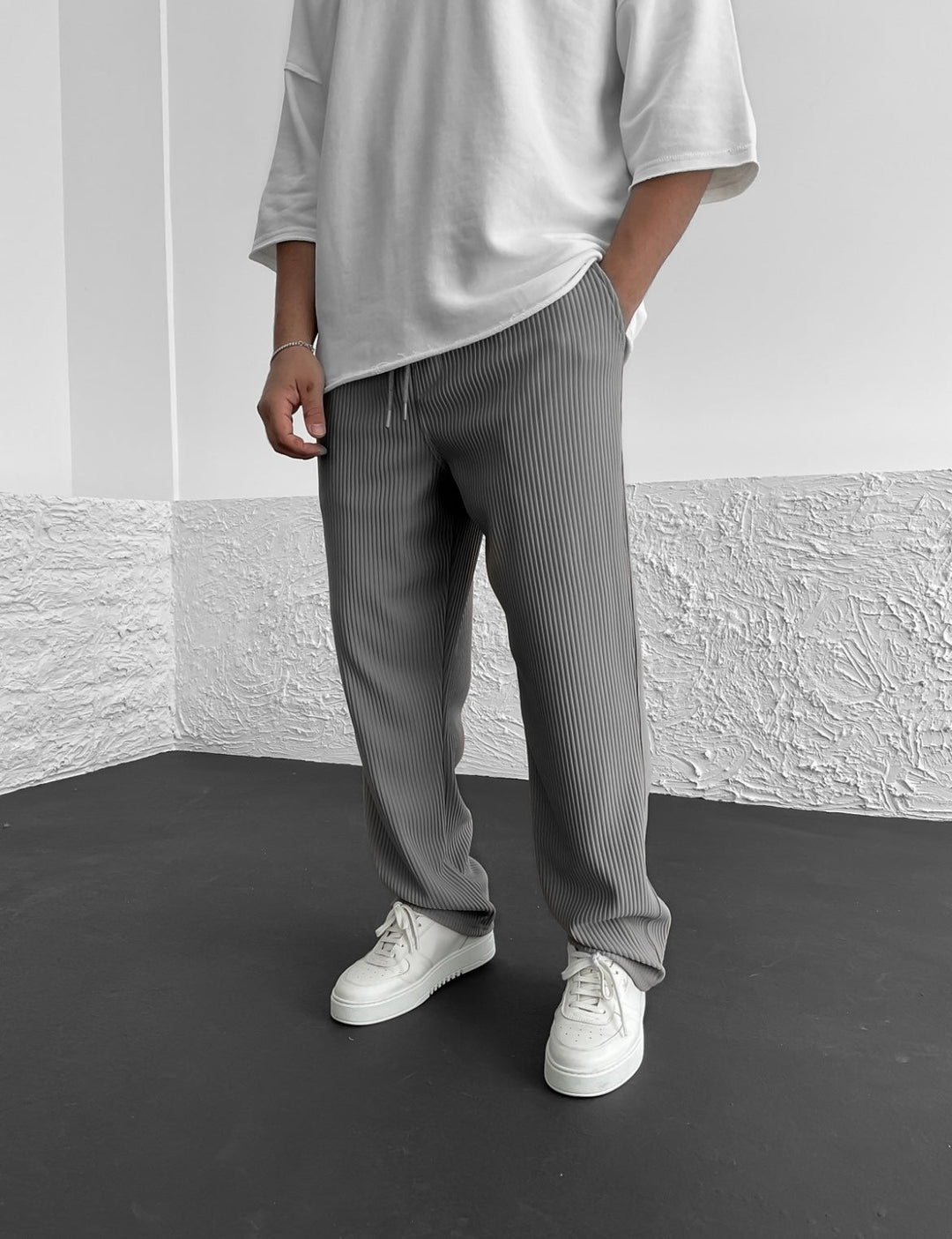 François | Men's Ribbed Spandex Comfort Pants-The Yellow Prime