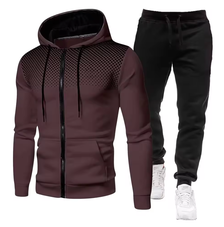 Men's Warm and Stylish Winter Tracksuit Set