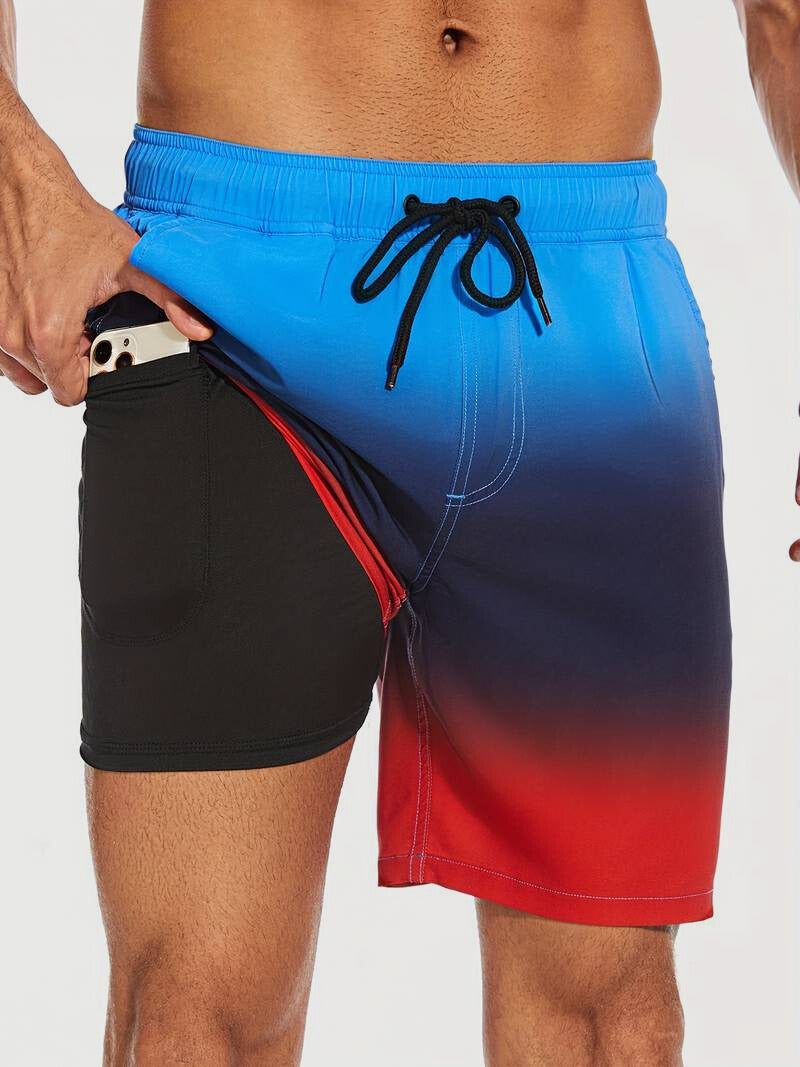 Denis | Men's Versatile 2-in-1 Swim Shorts