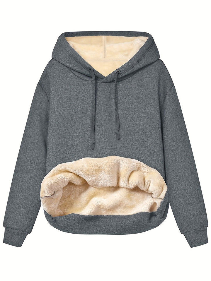 Women's Insulating Fleece Pullover Hoodie-The Yellow Prime
