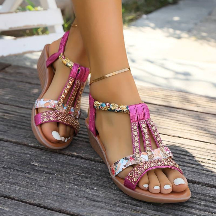 Women's Chic Boho Style Sandals-The Yellow Prime