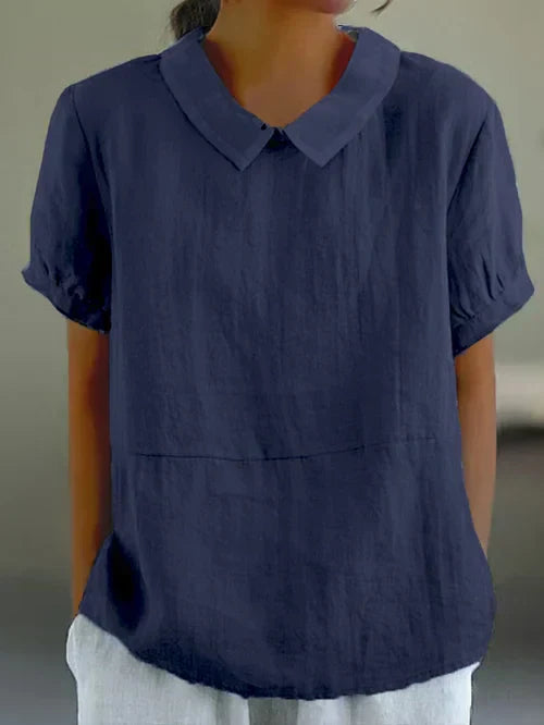 Women's Vintage Collar Blouse-The Yellow Prime