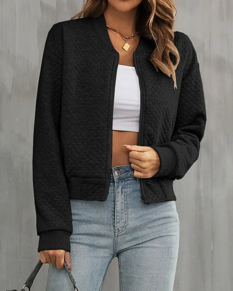 Women's Classic Bomber Jacket for Stylish Everyday Wear
