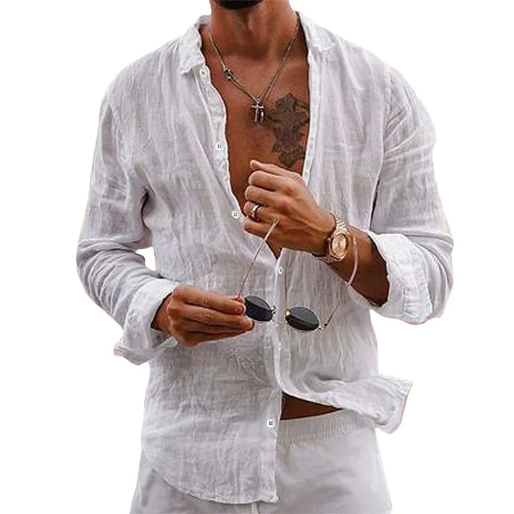 Men's Casual Shirt - Relaxed Fit for Easy Summer Style-The Yellow Prime