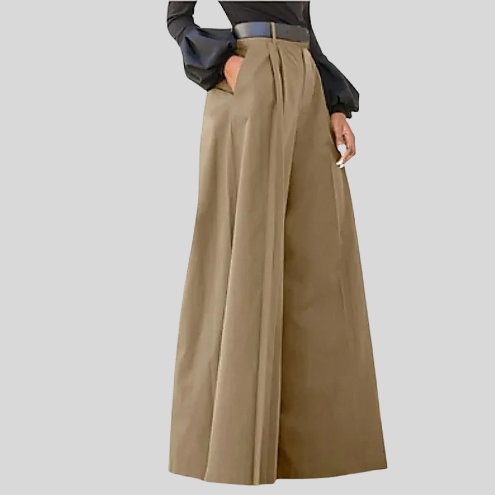 Women's Wide Trousers – Effortless Style with Modern Fit-The Yellow Prime