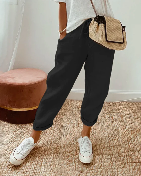 Summer Boho Pants | Women's Casual Bohemian Trousers for a Carefree Look-The Yellow Prime