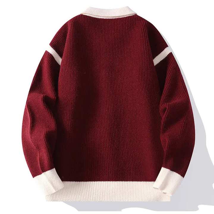 Men's Varsity Knit Cardigan - Stylish and Comfortable-The Yellow Prime