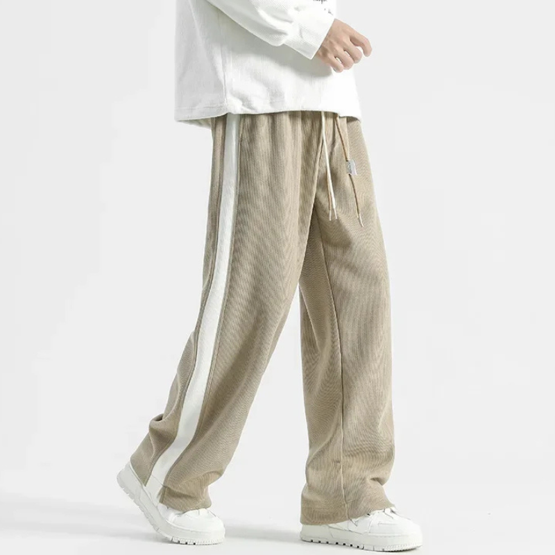 Men's Stripe Corduroy Joggers-The Yellow Prime